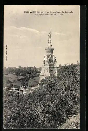 AK Entrammes, Notre-Dame du Triomphe à la Communauté de la Trappe