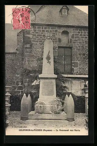 AK Colombier-du-Plessis, le Monument aux Morts