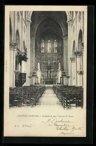 AK Chateau-Gontier, Intérieur de l`Église St-Remi