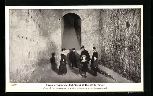AK London, Tower of London - Sub-Crypt of the White Tower, Verliess