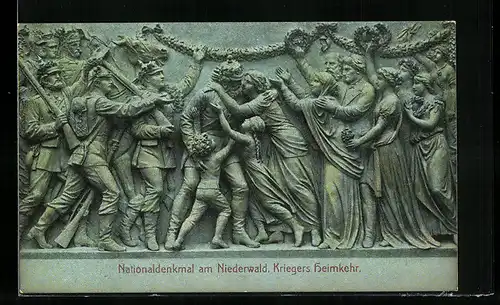 AK Nationaldenkmal am Niederwald, Kriegers Heimkehr