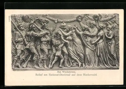 AK Relief am National-Denkmal auf dem Niederwald, Das Wiedersehen
