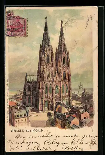 Lithographie Köln, Dom