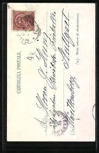 Lithographie Milano, Kirche