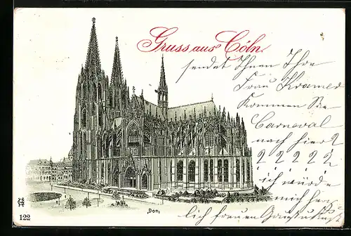 Lithographie Köln, Dom