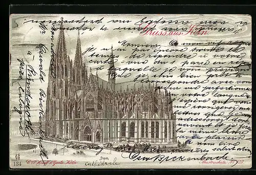 Lithographie Köln, Dom