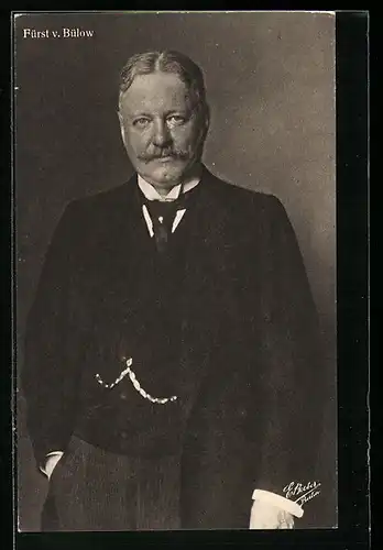 AK Fürst von Bülow, Portrait des Politikers