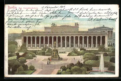AK Berlin, Königliche Gemälde-Galerie