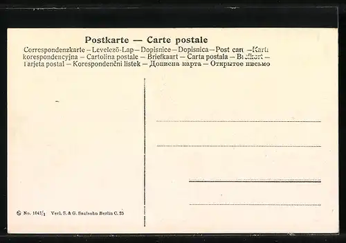 AK Berlin-Treptow, Uferpartie mit Cafe und Boot