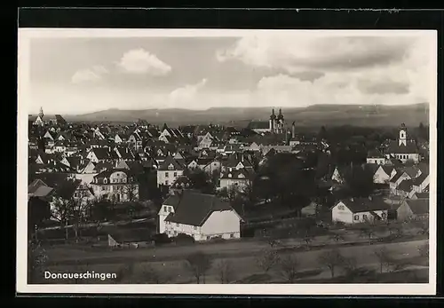AK Donaueschingen, Ortsansicht