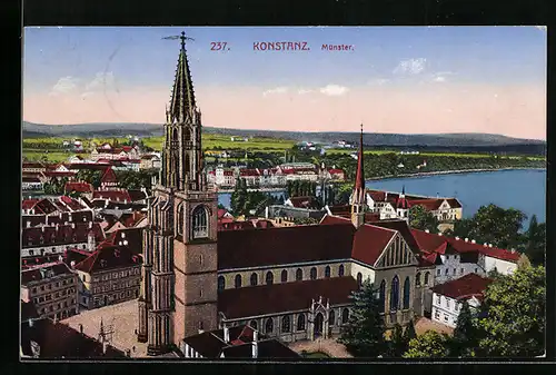AK Konstanz, Gesamtansicht mit Münster