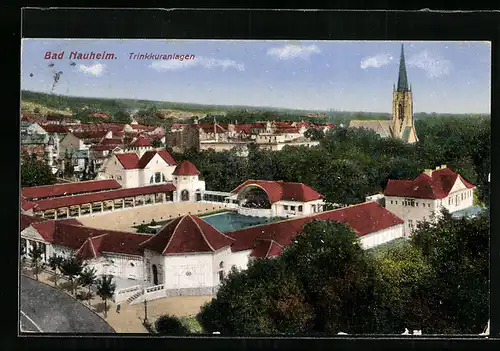 AK Bad Nauheim, Tinkkuranlagen mit Kirche