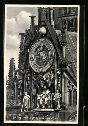 AK Nürnberg, Männleinlaufen an der Frauenkirche