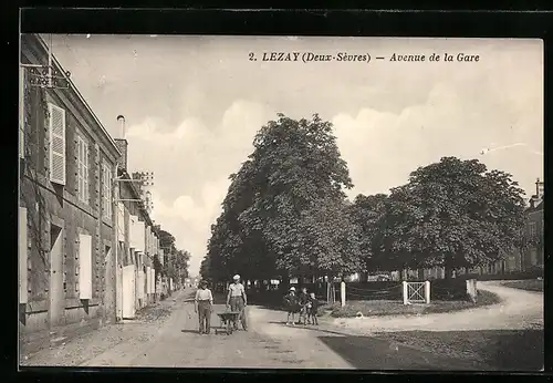 AK Lezay, Avenue de la Gare