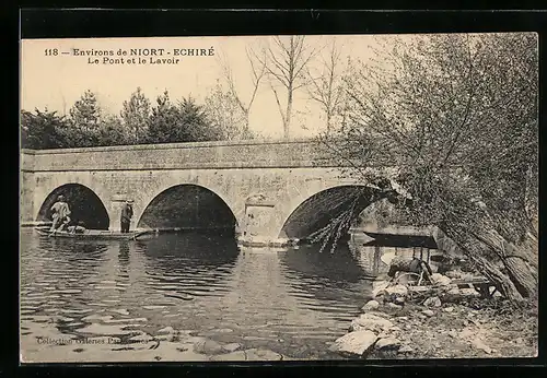 AK Niort-Echiré, le Pont et le Lavoir