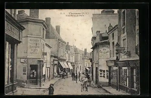 AK Thouars, Rue Porte-de-Paris, Strassenpartie