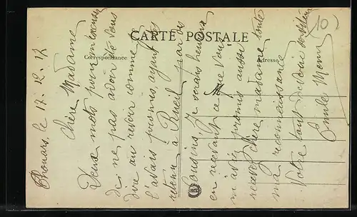 AK Thouars, Rue Porte-de-Paris, Strassenpartie