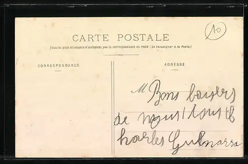 AK Thénezay, Vue de l`ancienne Église