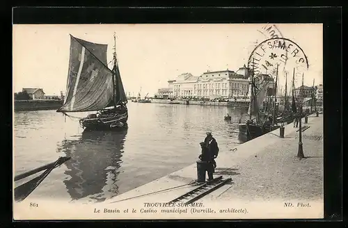 AK Trouville-sur-Mer, Le Bassin et le Casino municipal