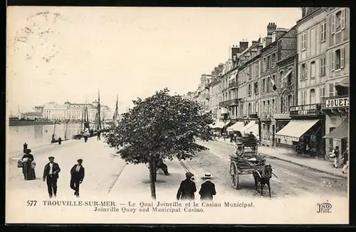 AK Trouville-sur-Mer, Le Quai Joinville et le Casino Municipal