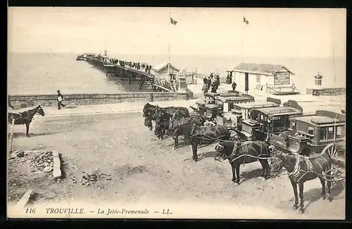 AK Trouville, la Jetee-Promenade