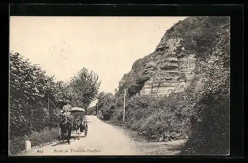 AK Trouville, Route de Trouville-Honfleur