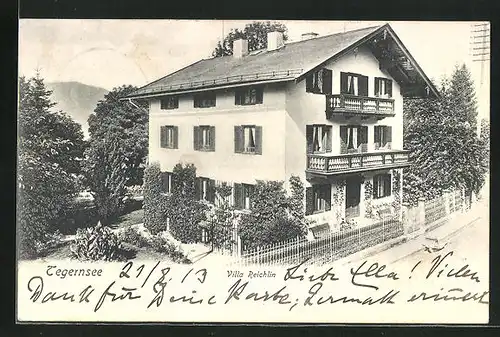 AK Tegernsee, Hotel-Pension Villa Reichlin