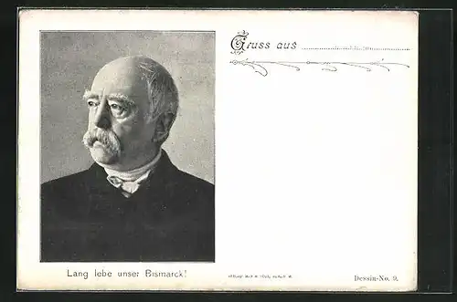 AK Portrait Otto von Bismarck