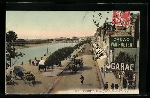 AK Trouville, Quai de Joinville