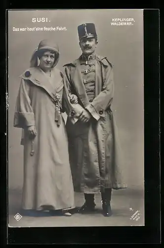 AK Operette Susi, Keplinger und Waldemar
