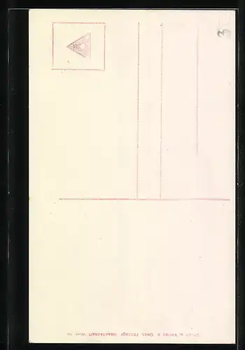 AK Operette Prinzess Gretl, Otto Storm in Denkerpose