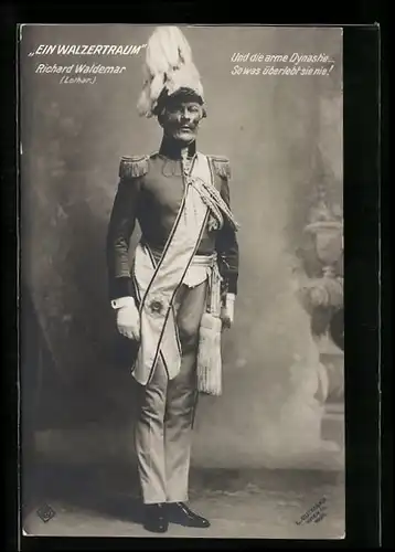 AK Operette Ein Walzertraum, Richard Waldemar als Lothar