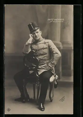 AK Operette Ein Walzertraum, Schauspieler Fritz Werner in Uniform
