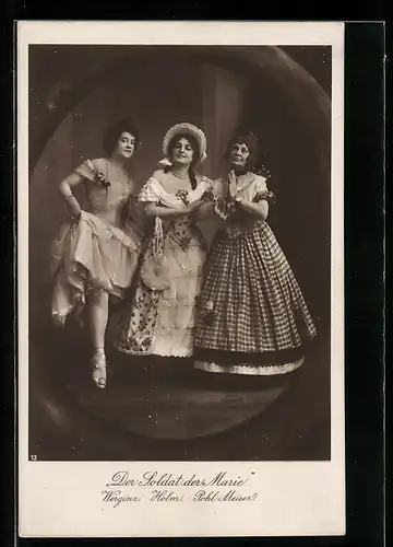 AK Operette Der Soldat der Marie, Werginz, Holm und Pohl Meiser