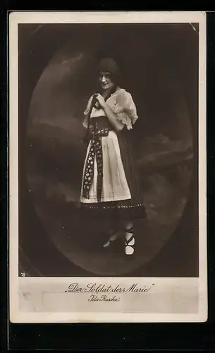 AK Operette Der Soldat der Marie, Ida Russka