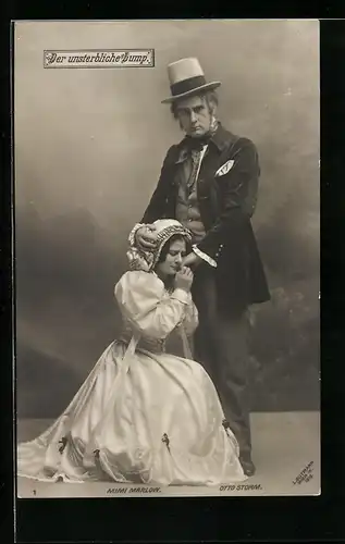AK Der unsterbliche Lump, Sänger Otto Storm und Sängerin Mimi Marlow, Operette