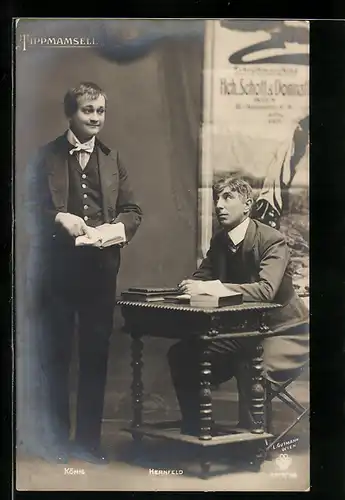 AK Tippmamsell, König, Hernfeld, Operette