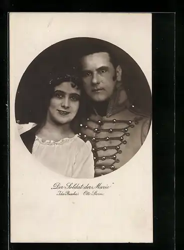 AK Operette Der Soldat der Marie, Ida Russka u. Otto Storm