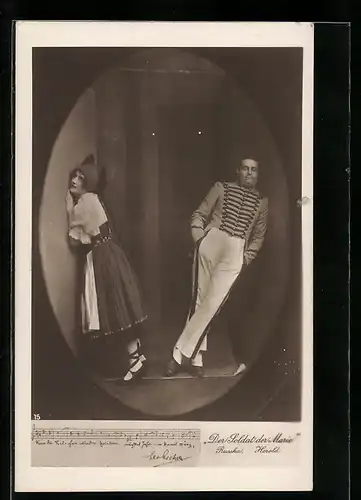 AK Operette Der Soldat der Marie, Russka und Herold