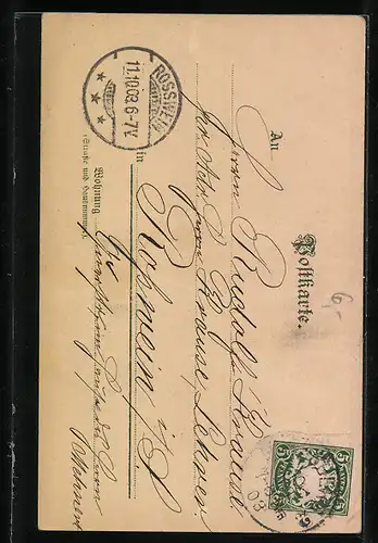 Lithographie Nürnberg, Ortsansicht mit Burg