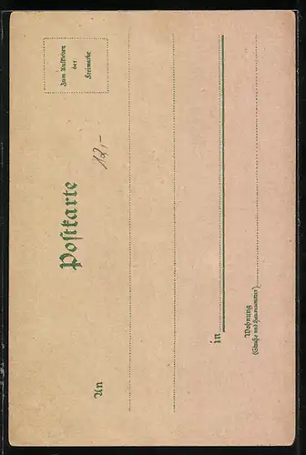 Lithographie Nürnberg, Gasthaus Bratwurstglöcklein, Innenansicht