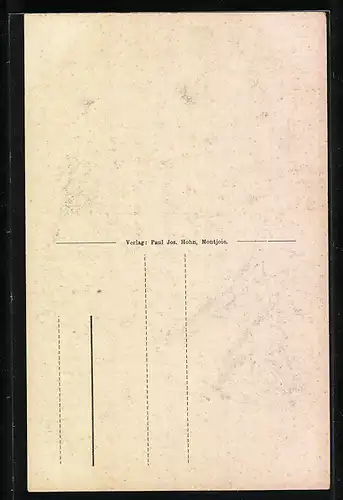AK Monschau, Stadtstrasse mit Hotel Richter