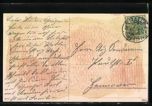 AK Halle i. W., Gruss vom Grünenwalde, Gasthof v. Fritz Flottmann