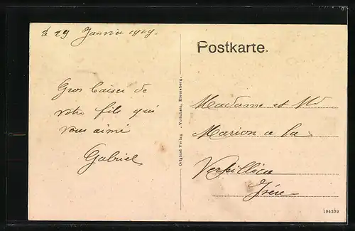 AK Elversberg, Ortsansicht mit katholischer Kirche