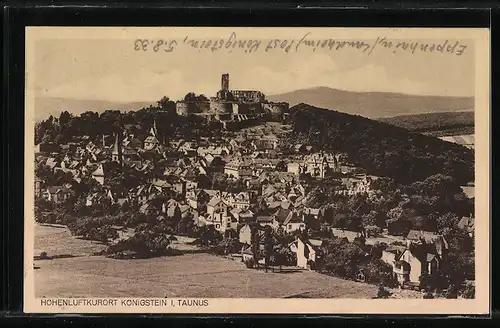 AK Landpoststempel Eppenhain über Königstein /Taunus