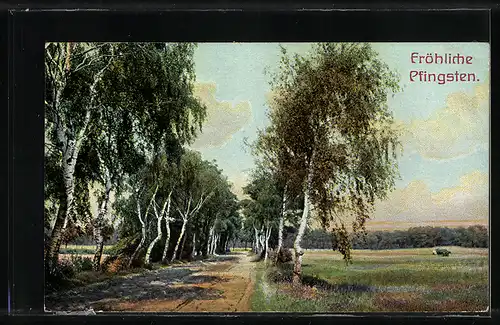 AK Landpoststempel Weesow über Bernau bei Berlin