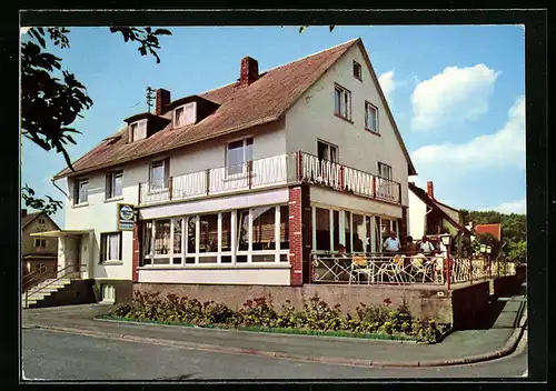 AK Merzhausen /Ts., Gaststätte und Pension Haus am Wald