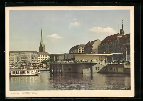 AK Hamburg-Neustadt, Cafe Alsterpavillon