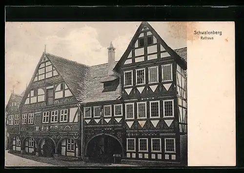 AK Schwalenberg, am Rathaus