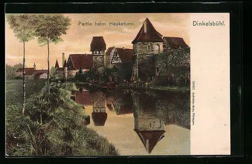 AK Dinkelsbühl, Partie beim Hauketurm